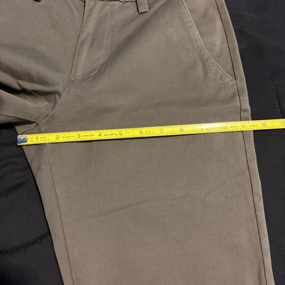 Dockers Pants 28x28 Slim Fit Workday Khaki Smart 360 Flex Dark Pebble/Brown - Picture 10 of 13